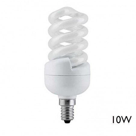 Micro spiral bulb 10W E14 warm light