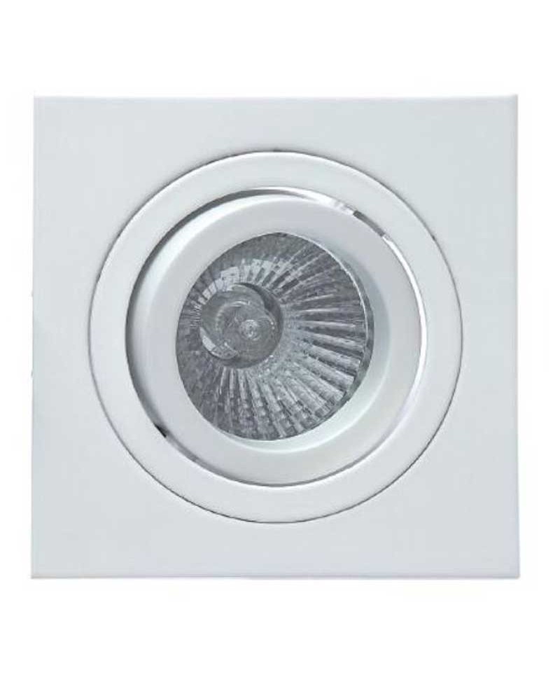 Recessed ring 9.2cm square aluminum white or black GU10
