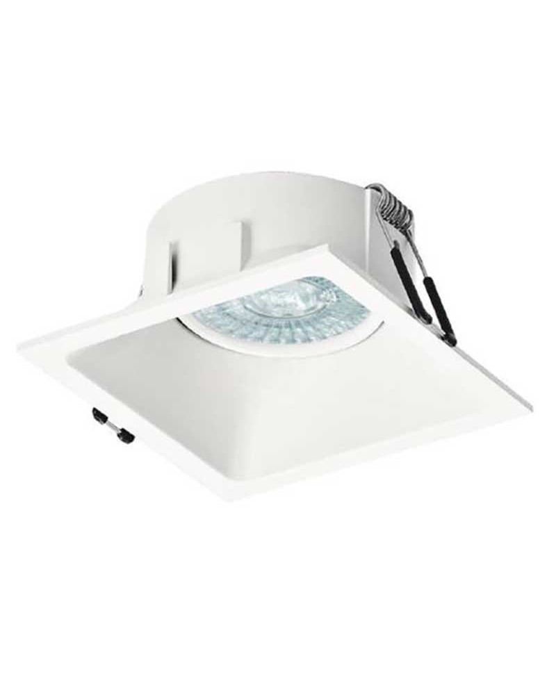 Recessed ring 9.2cm square different finishes GU10