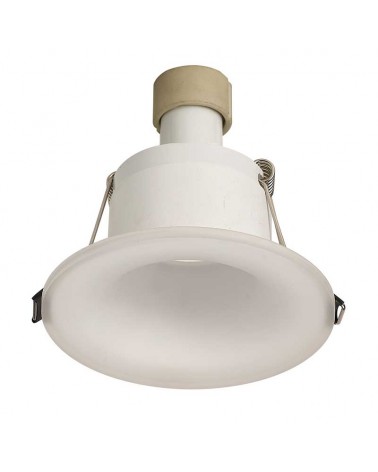 Downlight empotrable 10cm blanco marco redondo GU10