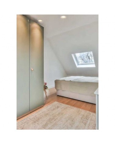 Recessed downlight 12cm white round frame GU10