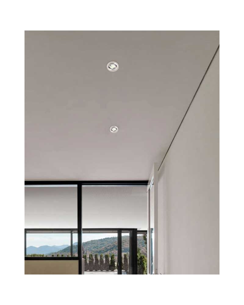 Recessed ring 9.5cm aluminum different finishes GU10