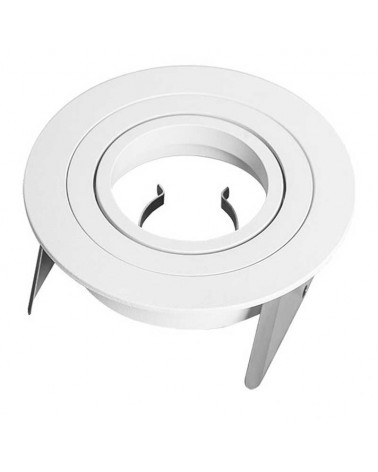 Aro empotrable 9,5cm aluminio diferentes acabados GU10