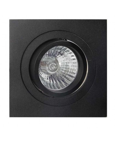 Recessed ring 9.2cm square aluminum white or black GU10