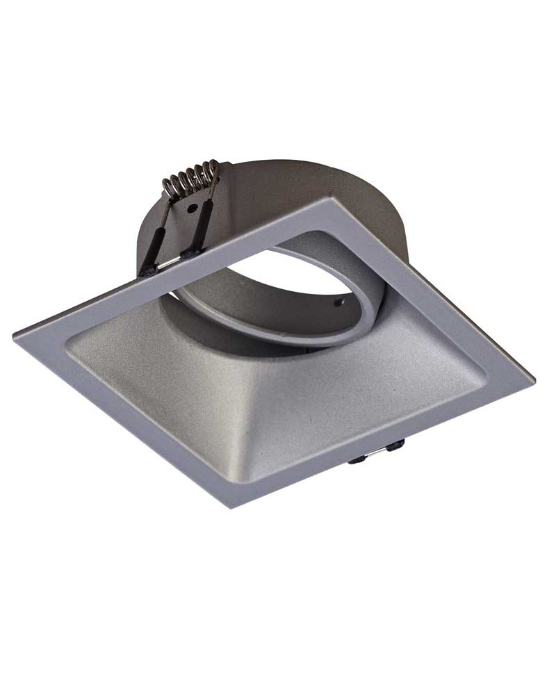 Recessed ring 9.2cm square different finishes GU10