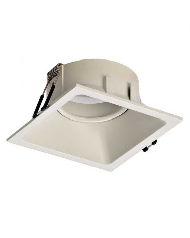 Recessed ring 9.2cm square different finishes GU10