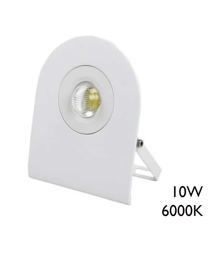 Proyector de exteriores blanco 10W IP65 6000K