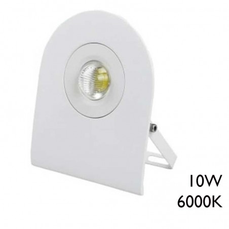 White outdoor projector 10W IP65 6000K