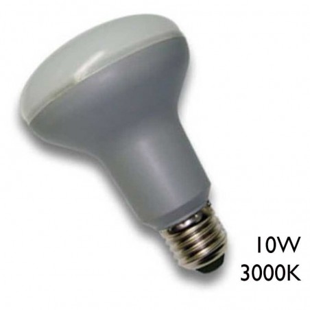 Bombilla Reflectora LED R80 10W rosca E27 luz cálida 3000K