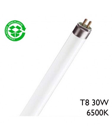 Tubo fluorescente trifósforo T8 de 30W luz blanca 6500K F30T8/865