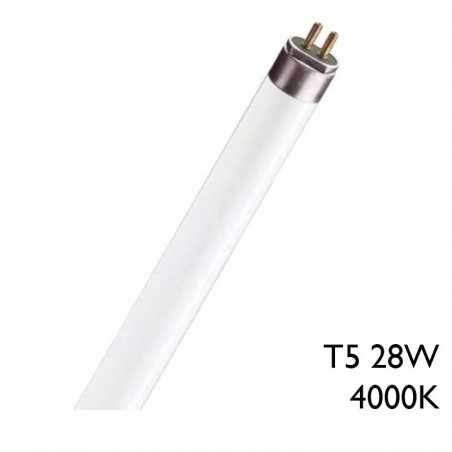Tubo fluorescente 28W Alta eficiencia T5 116,3cm 4000K