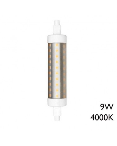 Linear bulb 118mm LED 9W R7S 360º 1000 Lm