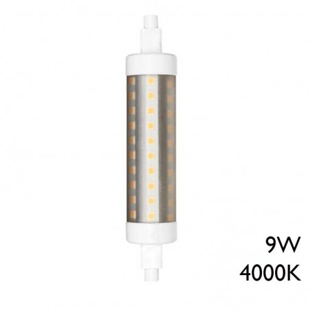 Bombilla lineal 118mm LED 9W R7S 360º 1000 Lm