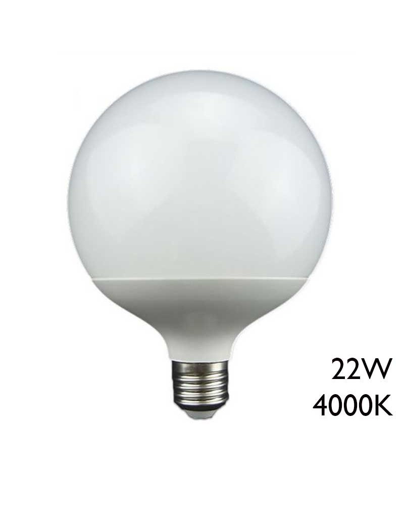 LED globe bulb 22W 120mm E27 4000K