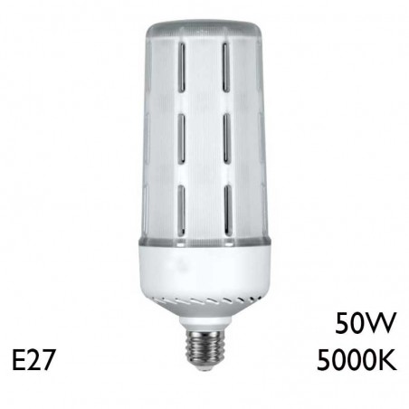 LED lamp 50W E27 5000K 6200Lm high brightness