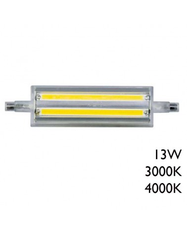 Bombilla lineal 118mm LED 13W R7S 160º