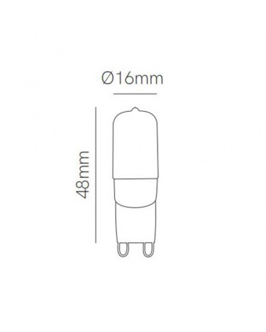 G9 LED 2,5W 360º 3000K