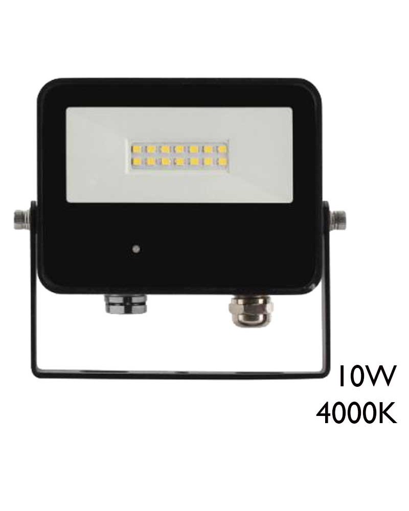 Outdoor projector 13.8cm with presence sensor 10W 4000K IP65