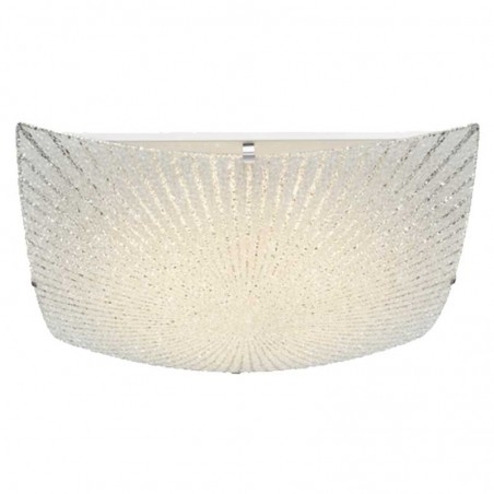 LED ceiling light 40cm metal and glass 18W 3500K