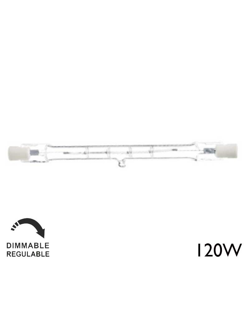 Lámpara halógena regulable lineal 120W R7S