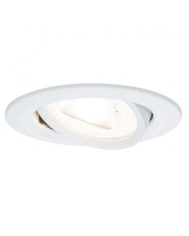 Juego 3 Downlight empotrables redondos aluminio blanco GU10