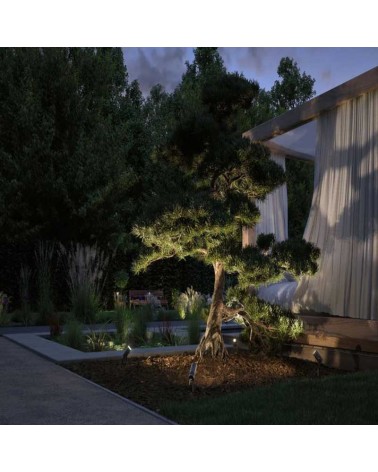 Aluminum garden spike IP65 LED 6W 3000K 24V