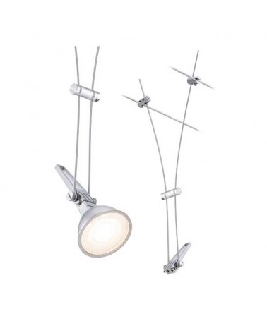 Spotlight for lighting cable system GU5.3 12V