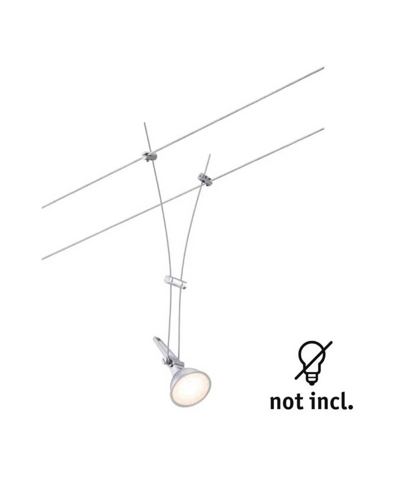 Spotlight for lighting cable system GU5.3 12V