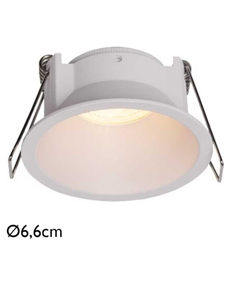 Empotrable downlight GU10 aluminio IP54