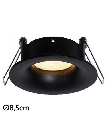 Empotrable downlight GU10 aluminio redondo IP54