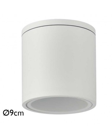 Outdoor ceiling light 9cm diameter aluminum G10 IP54