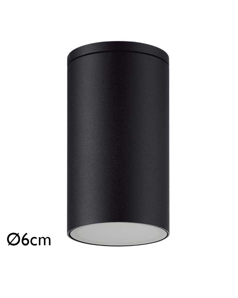 Aplique techo de exterior 6cm de diámetro de aluminio G10 IP54