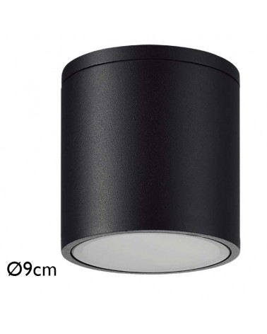 Outdoor ceiling light 9cm diameter aluminum G10 IP54