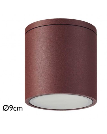 Outdoor ceiling light 9cm diameter aluminum G10 IP54