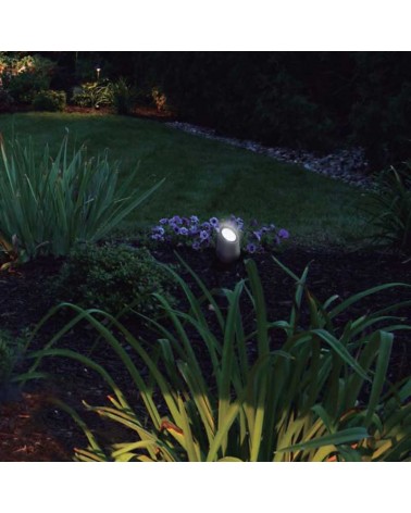 Outdoor beacon 16cm diameter GU10 gray cement IP65