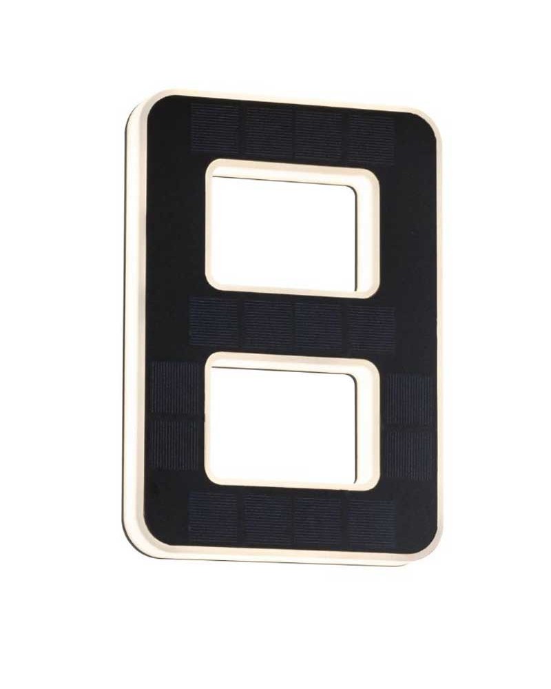 Number 8 for house facade solar LED 3000K 6Lm IP44