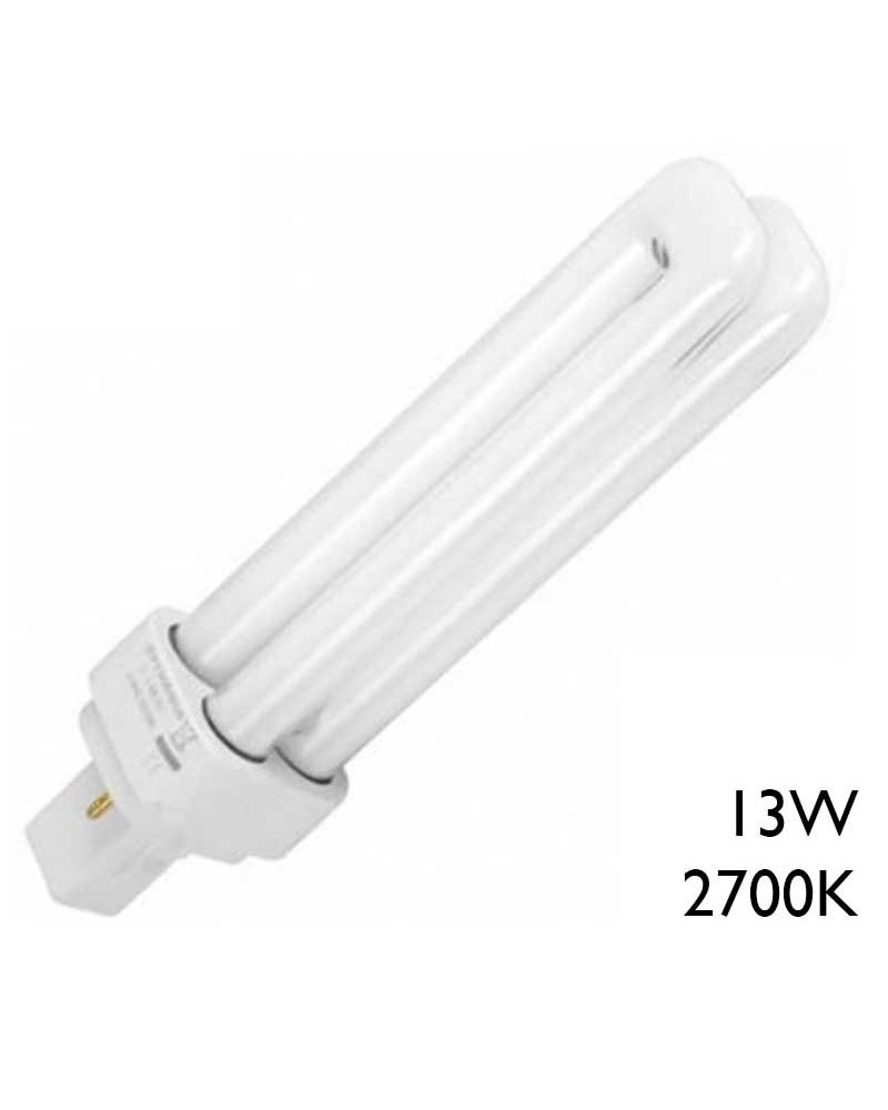 Lámpara PL-C 13W G24D-1 2 PIN 2700K