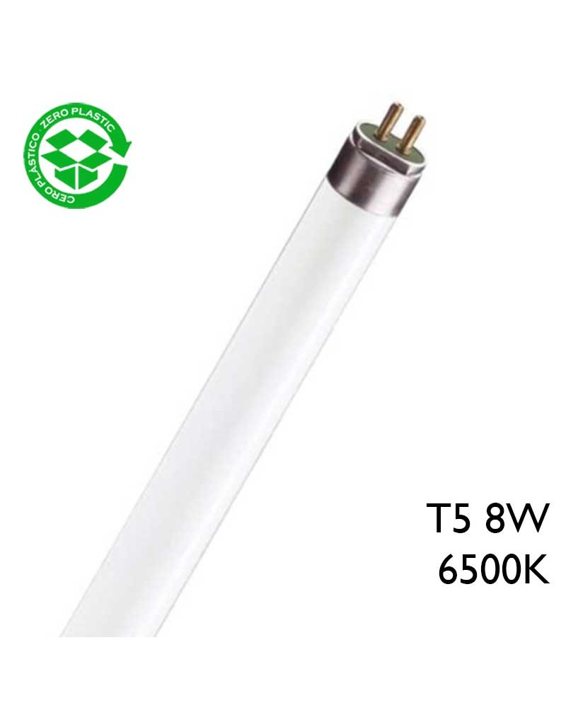 8W T5 triphosphor fluorescent tube 28.8cm 6500K cool light F8T5/865