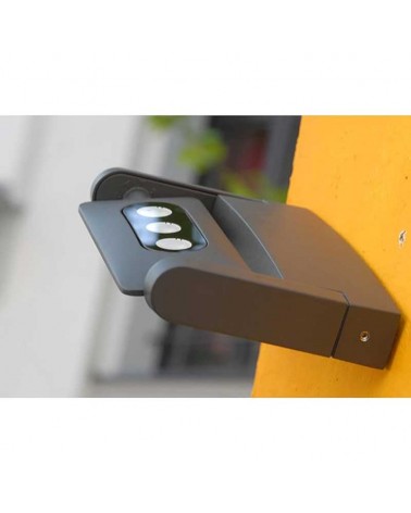 Outdoor wall light 21cm LED anthracite aluminum 9W 4000K