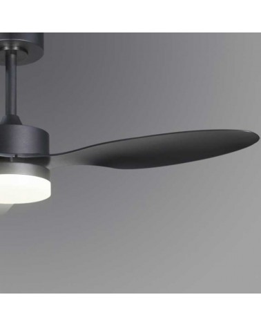 Ventilador de techo 20W Ø106cm plafón LED CCT 20W control remoto REGULABLE temperatura luz