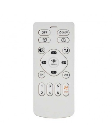 Ventilador de techo 30W Ø56cm plafón LED CCT 18W control remoto REGULABLE temperatura luz