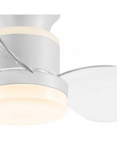 Ceiling fan 30W Ø50cm LED CCT 18W remote control DIMMABLE light temperature