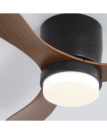 Ventilador de techo 33W Ø132cm plafón LED CCT 18W control remoto REGULABLE temperatura luz