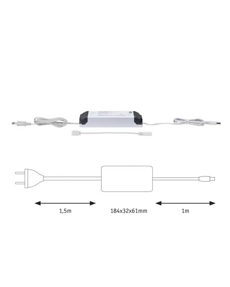 Fuente de Alimentación MaxLED 230/24V 60VA Blanco Paulmann