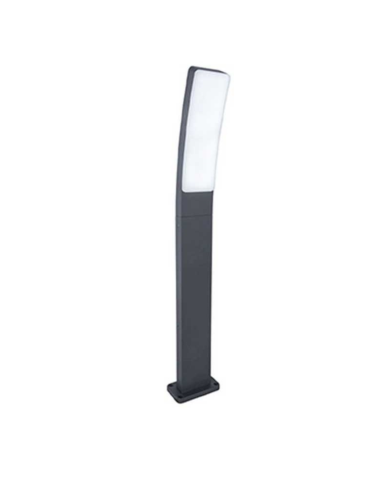 Outdoor beacon 74cm aluminum dark grey finish LED 17.8W 4000K