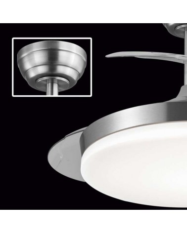 Ceiling fan 30W Ø50cm LED ceiling fan CCT 54W remote control DIMMABLE light temperature