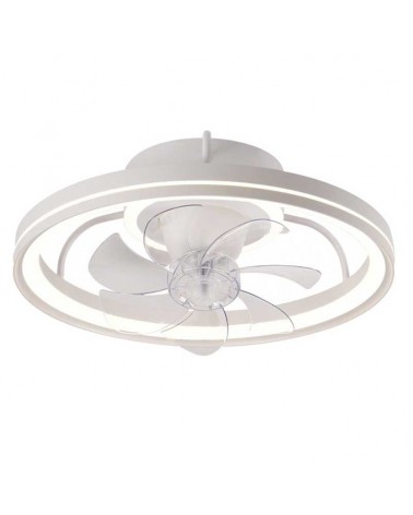 Ventilador de techo 20W Ø48cm plafón LED CCT 35W control remoto REGULABLE temperatura luz