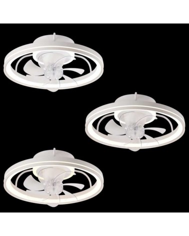 Ceiling fan 20W Ø48cm LED CCT 35W remote control DIMMABLE light temperature