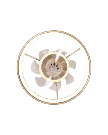 Ventilador de techo 20W Ø48cm plafón LED CCT 35W control remoto REGULABLE temperatura luz