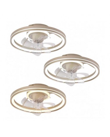 Ceiling fan 20W Ø48cm LED CCT 35W remote control DIMMABLE light temperature